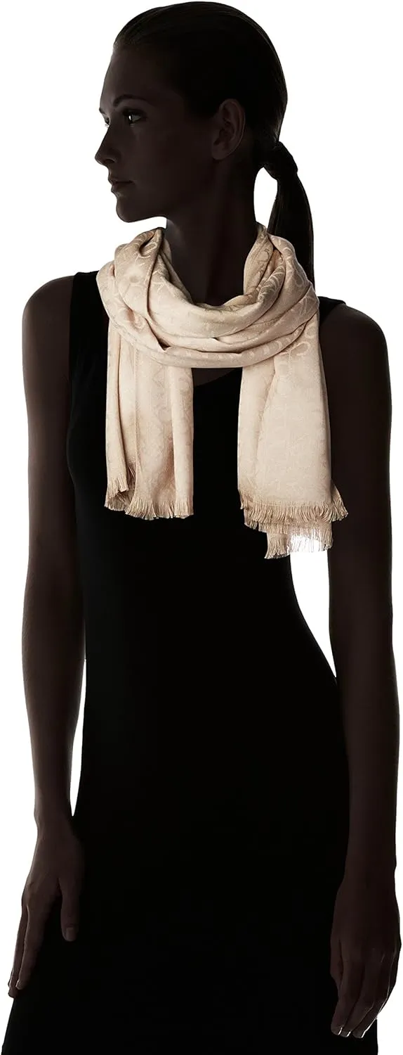 Calvin Klein womens Soft Everyday Solid Pashmina Chambray Scarf