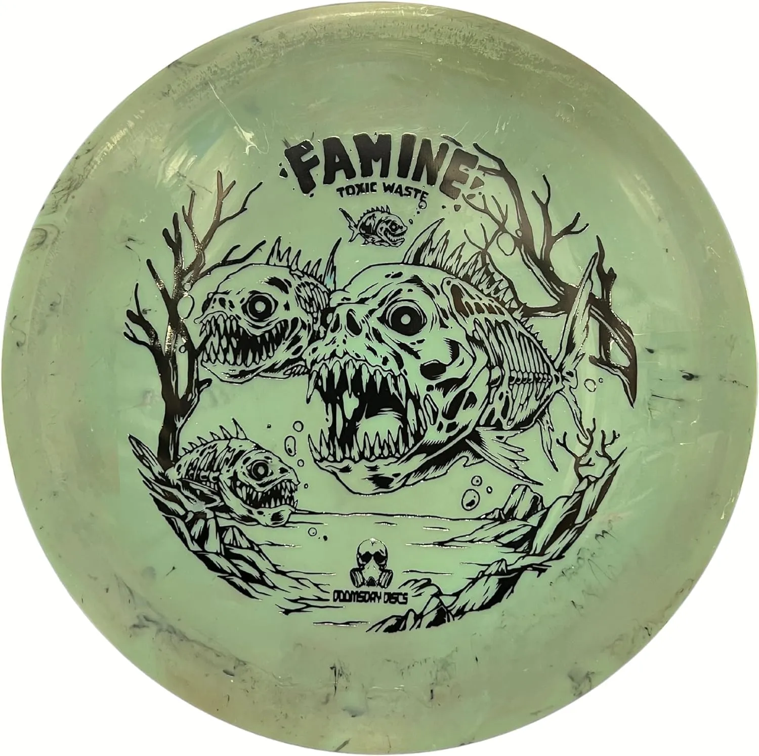 DOOMSDAY DISCS Famine Long Distance Driver | Excellent Flight for All Disc Golf Players | Long-Lasting Plastic