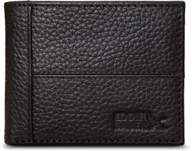 Eddie Bauer Men Signature Leather Bifold Passcase Wallet