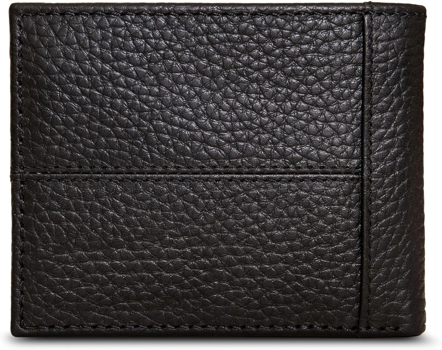 Eddie Bauer Men Signature Leather Bifold Passcase Wallet