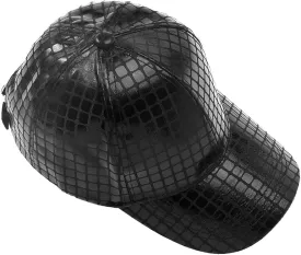 Eigso Unisex Metallic Baseball Caps for Men Women Snapback Hip Hop Flat Brim Baseball Hats for Man Woman Adjustable