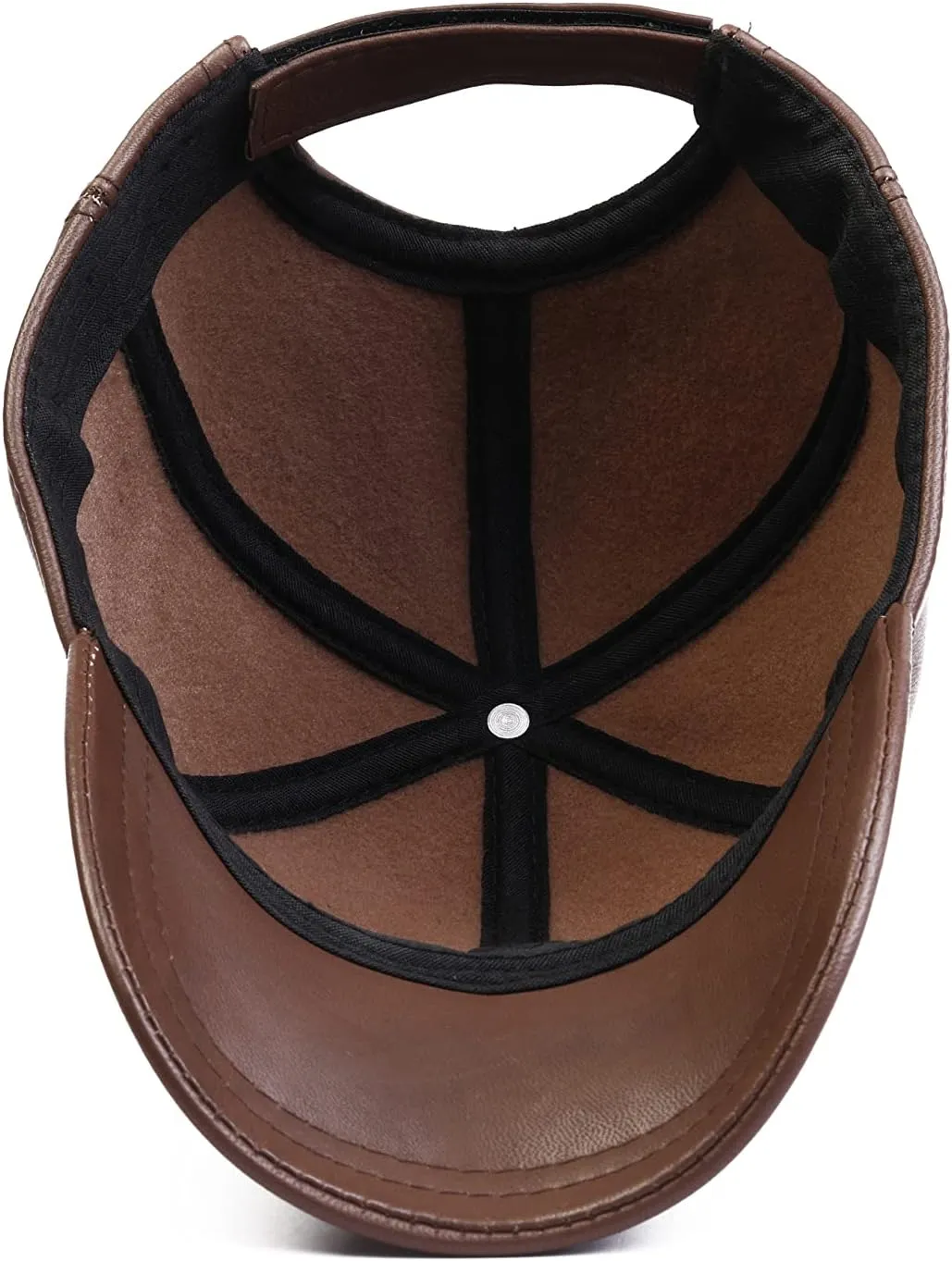 Genuine Leather Unisex Baseball Cap