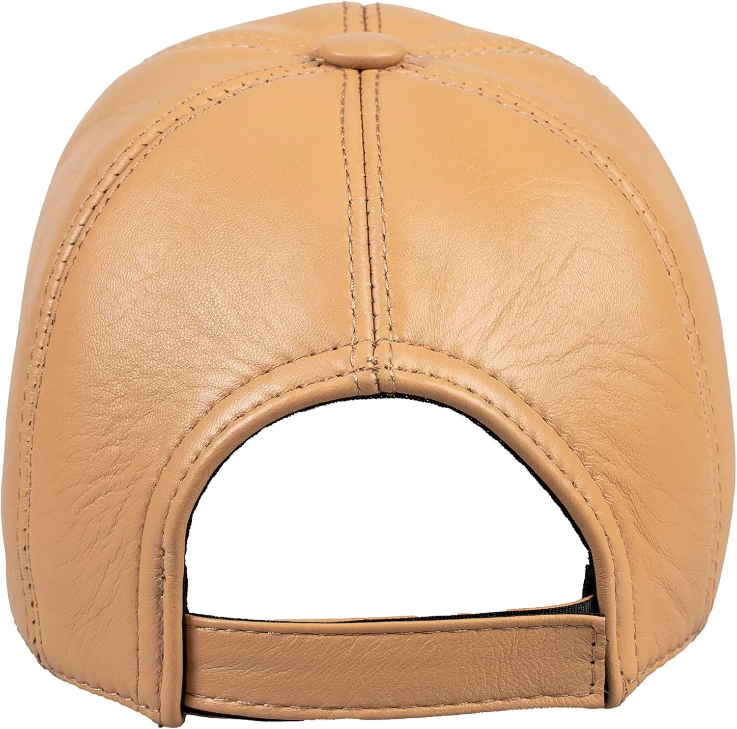 Genuine Leather Unisex Baseball Cap