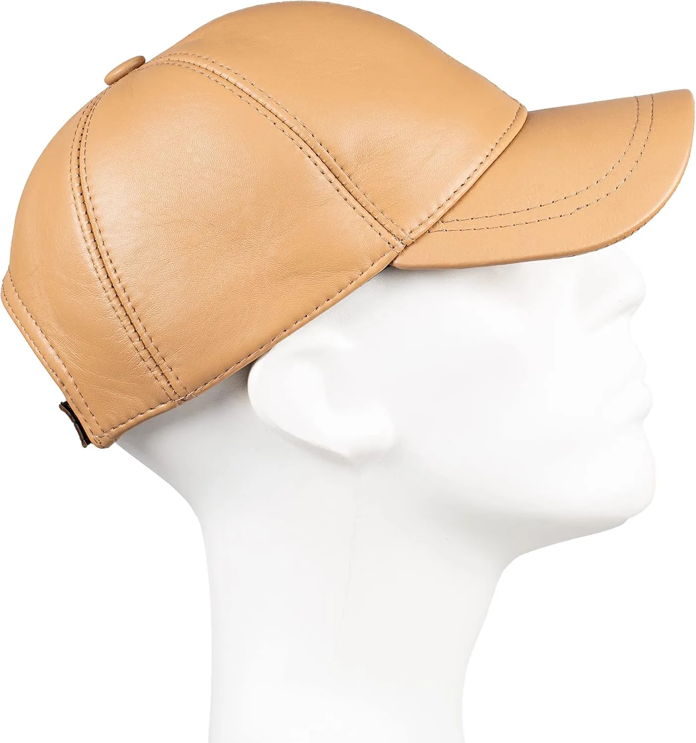 Genuine Leather Unisex Baseball Cap