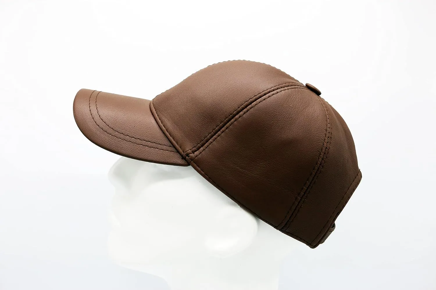 Genuine Leather Unisex Baseball Cap