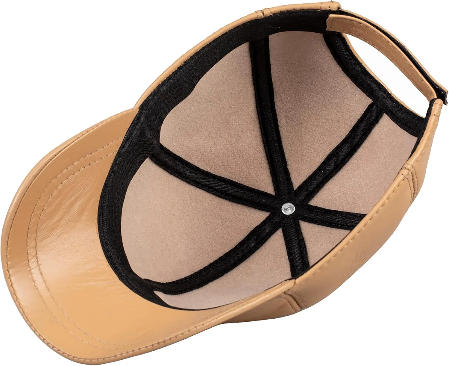 Genuine Leather Unisex Baseball Cap