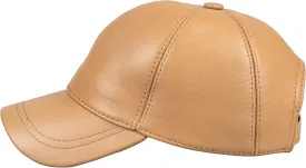 Genuine Leather Unisex Baseball Cap