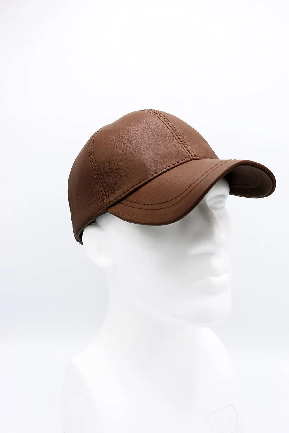 Genuine Leather Unisex Baseball Cap