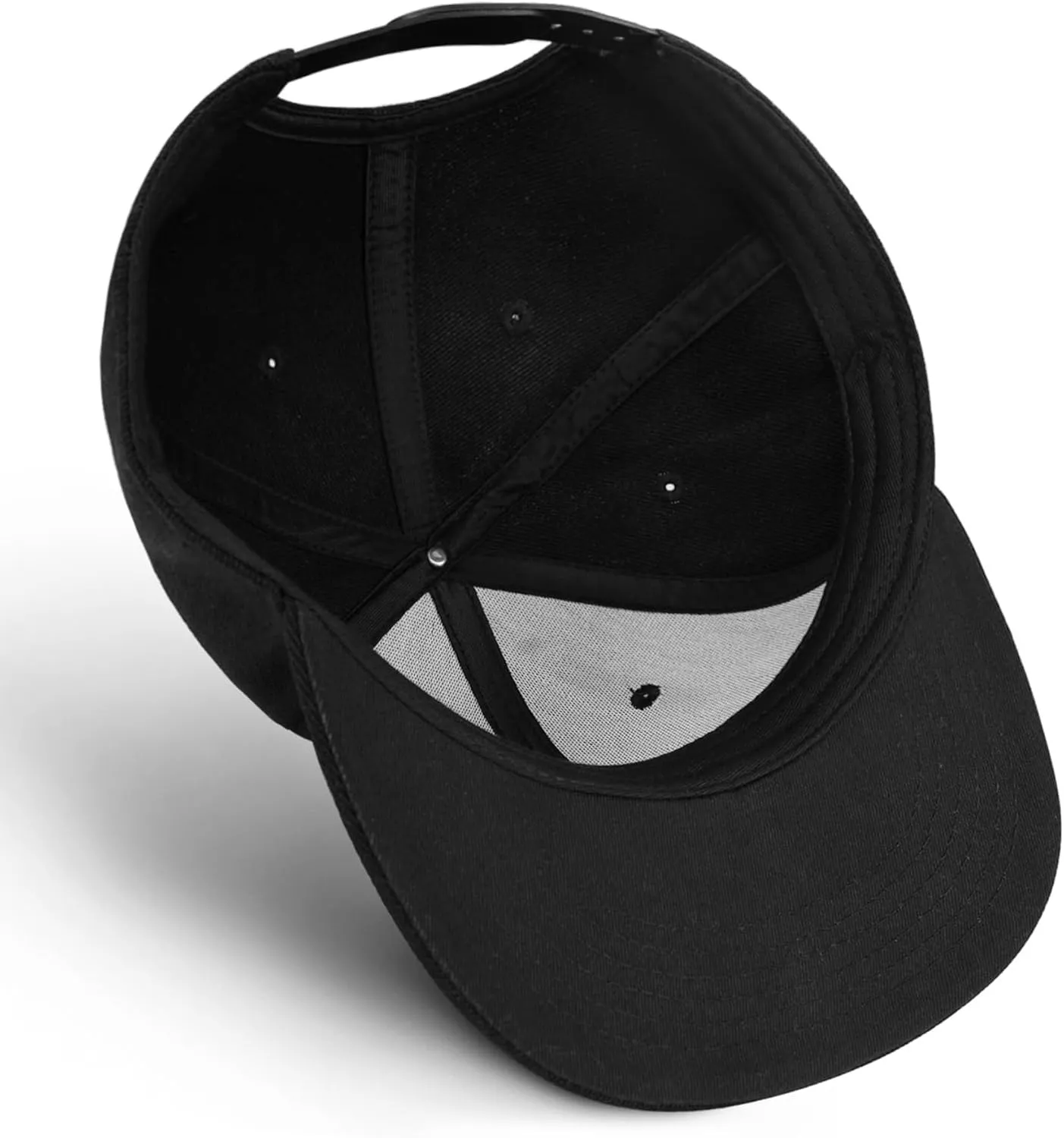 Gothic Skeleton Hand Flat Brim Hat Embroidery Skull Finger Cap Adjustable Snapback