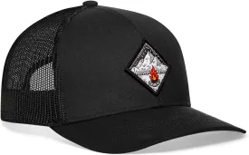 HAKA Camping Trucker Hat, Mountain Mesh Outdoor Hat for Men & Women, Adjustable Snapback Baseball Cap, Golf Hat