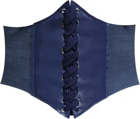 HANERDUN Lace-up Waspie Corset Belts for Women Elastic Waist Belt Tied Retro Wide Belt