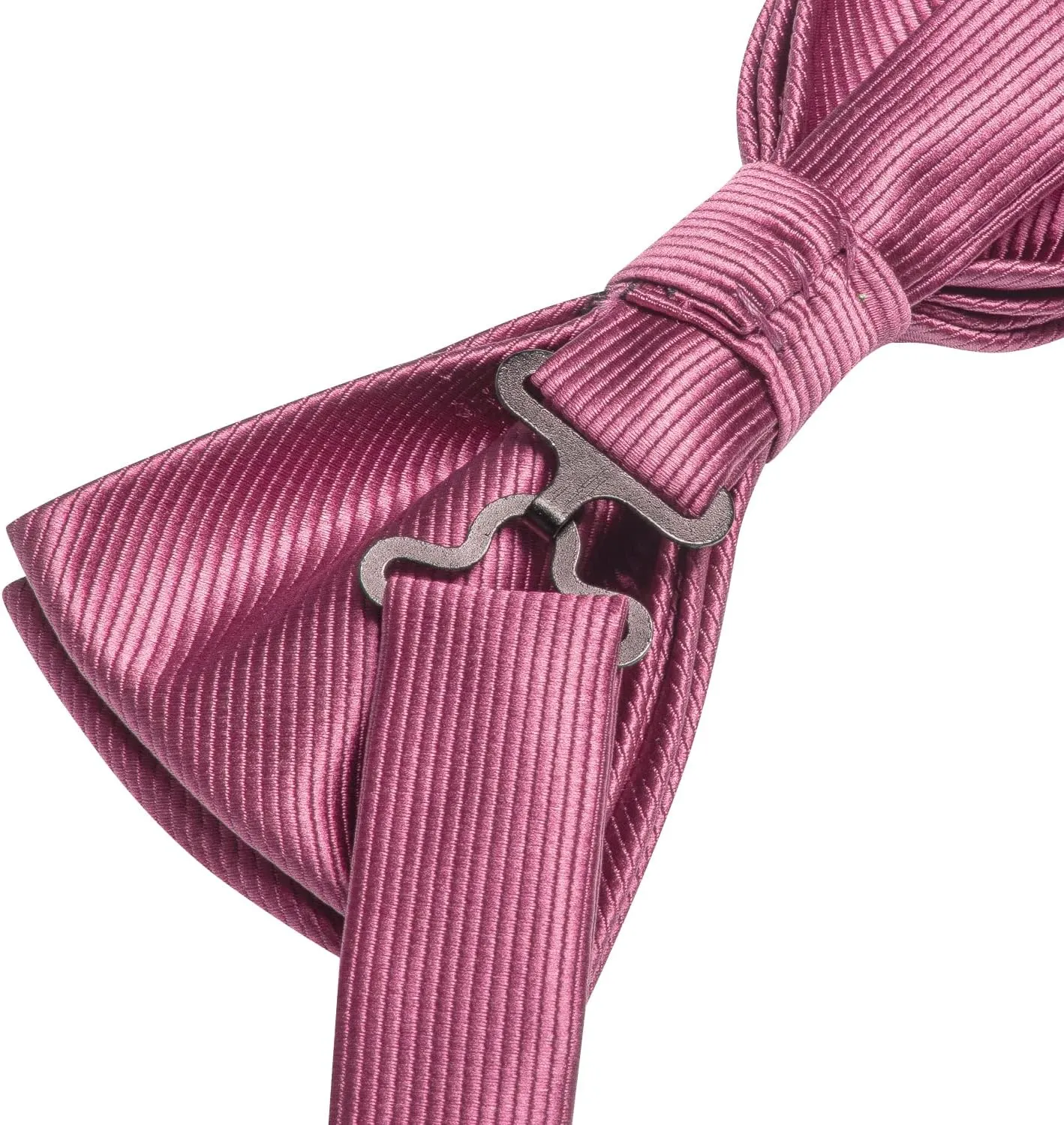 Hi-Tie Bow Ties for Men Pre-Tied Pocket Square Lapel Pin Cufflinks Mens Bowtie Sets for Wedding Formal Party