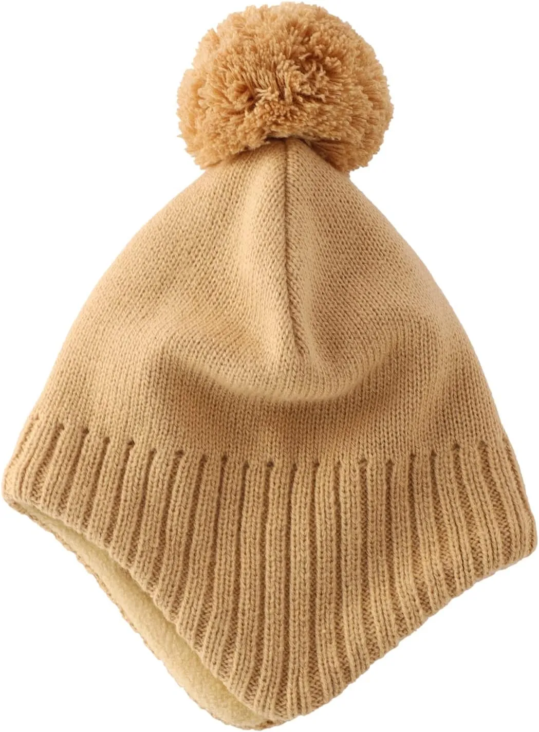 Home Prefer Toddler Boys Girls Hats Earflaps Fleece Knit Beanie Kids Winter Hat
