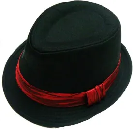 Hooyi Unisex Baby Trilby Toddler Fedora Jazz Hat Outdoor Cap (Black)