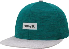 Hurley Men's Baseball Cap - Lightweight H20 Dri Dock Flat Brim Ball Caps for Men with Adjustable Snap Back Closure