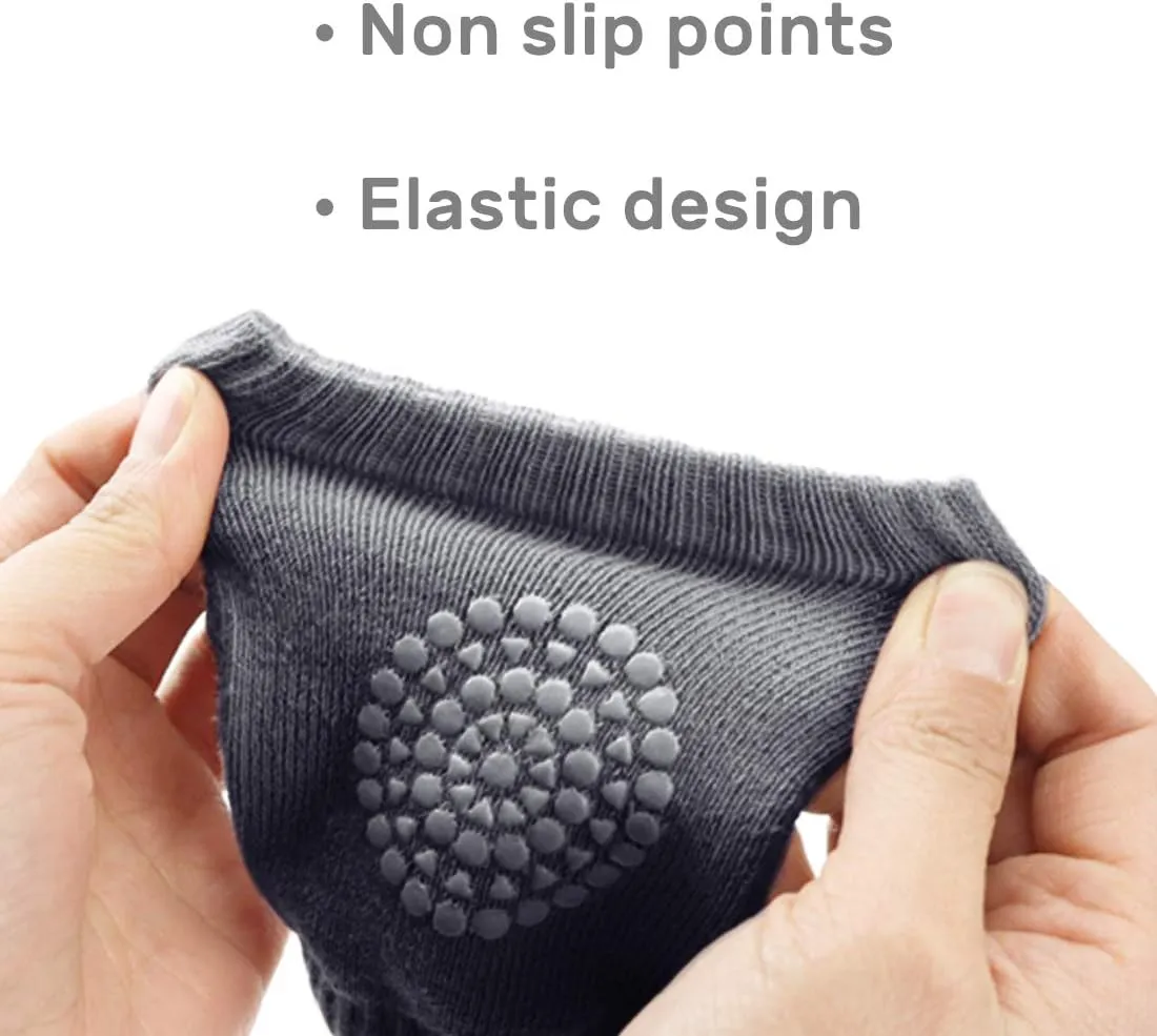 Kalevel Baby Crawling Knee Pads Anti Slip Protectors for Baby Boy Girl (2 Pairs)