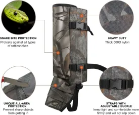MDSTOP Snake Gaiters Leg Guards, Waterproof Snake Guards, Adjustable Snake Bite Protection for Lower Legs, Snake Chaps for Men & Women, Snake Proof Gaiters for Hunting,Outdoor and Farm Working