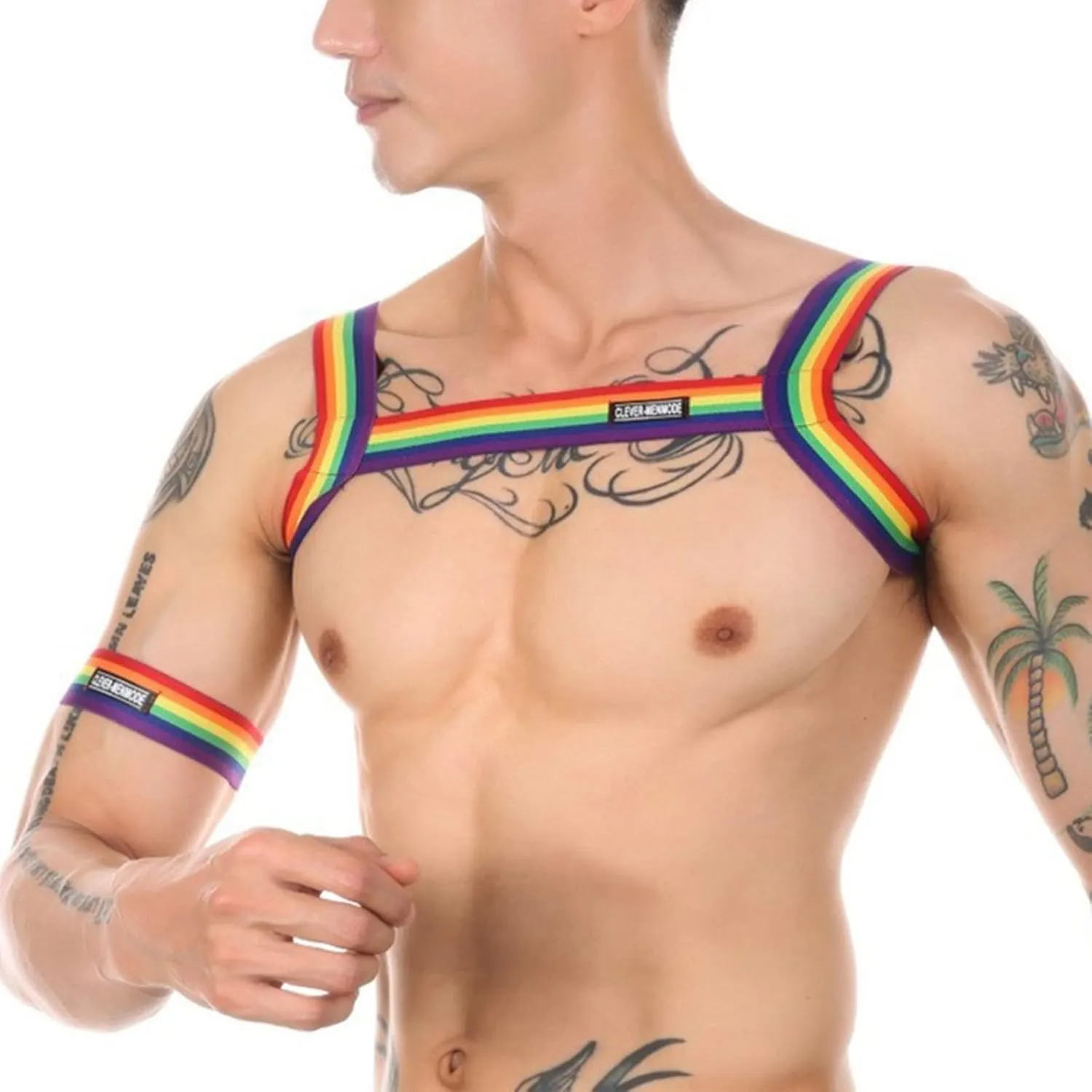Mens Harness Belt Nylon Elastic Body Shoulder Strap Sexy Halter Club Wear Cosplay Costume