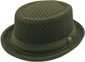 Mesh Fedora Hats for Men Women Summer Panama Jazz Hat Roll Brim Bucket Classic Foldable Trilby Cap