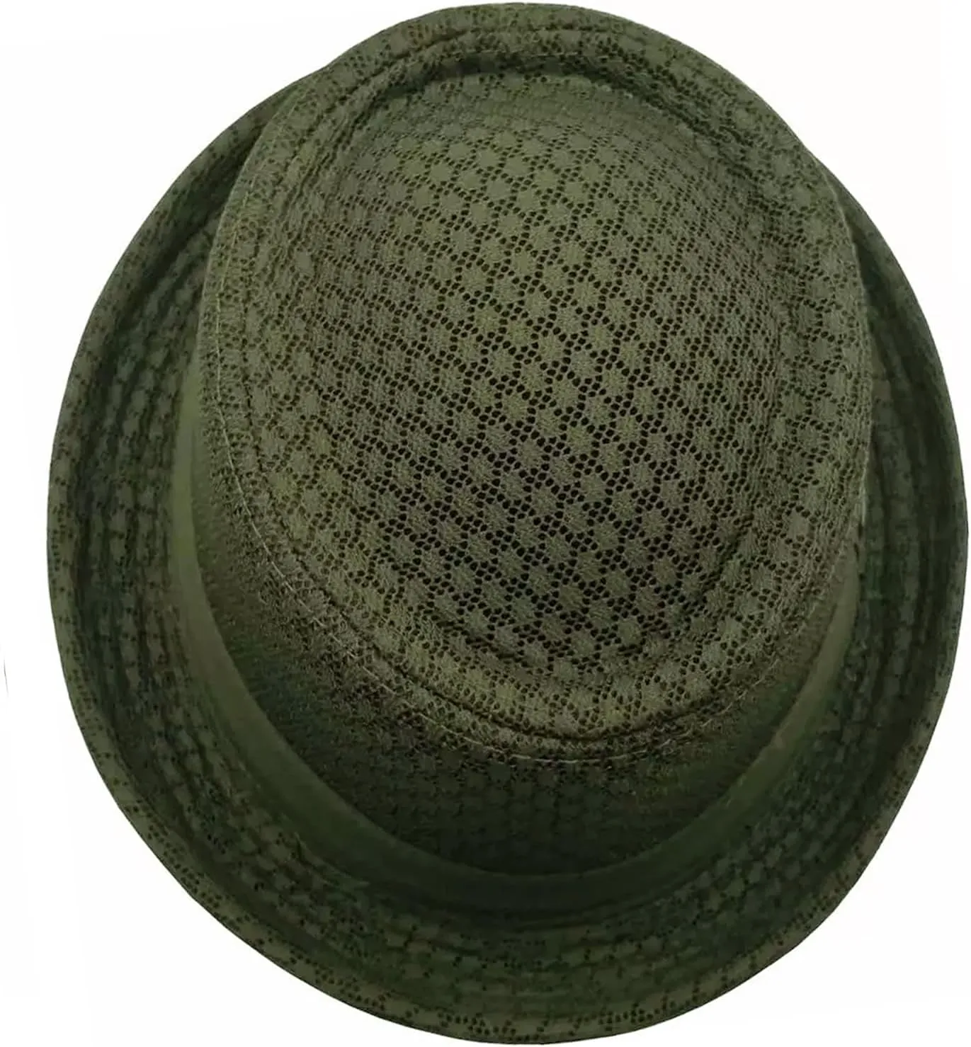 Mesh Fedora Hats for Men Women Summer Panama Jazz Hat Roll Brim Bucket Classic Foldable Trilby Cap