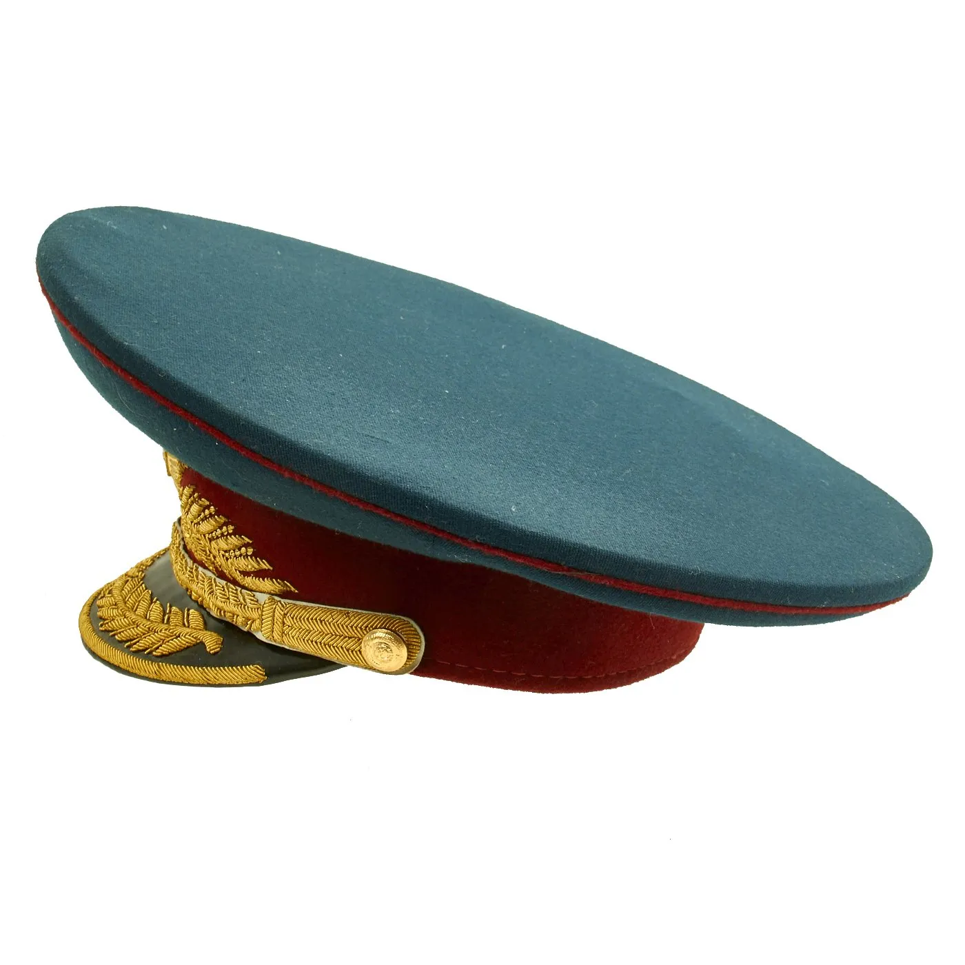 Original Soviet Russian Cold War Infantry General's Visor Hat - Size 59