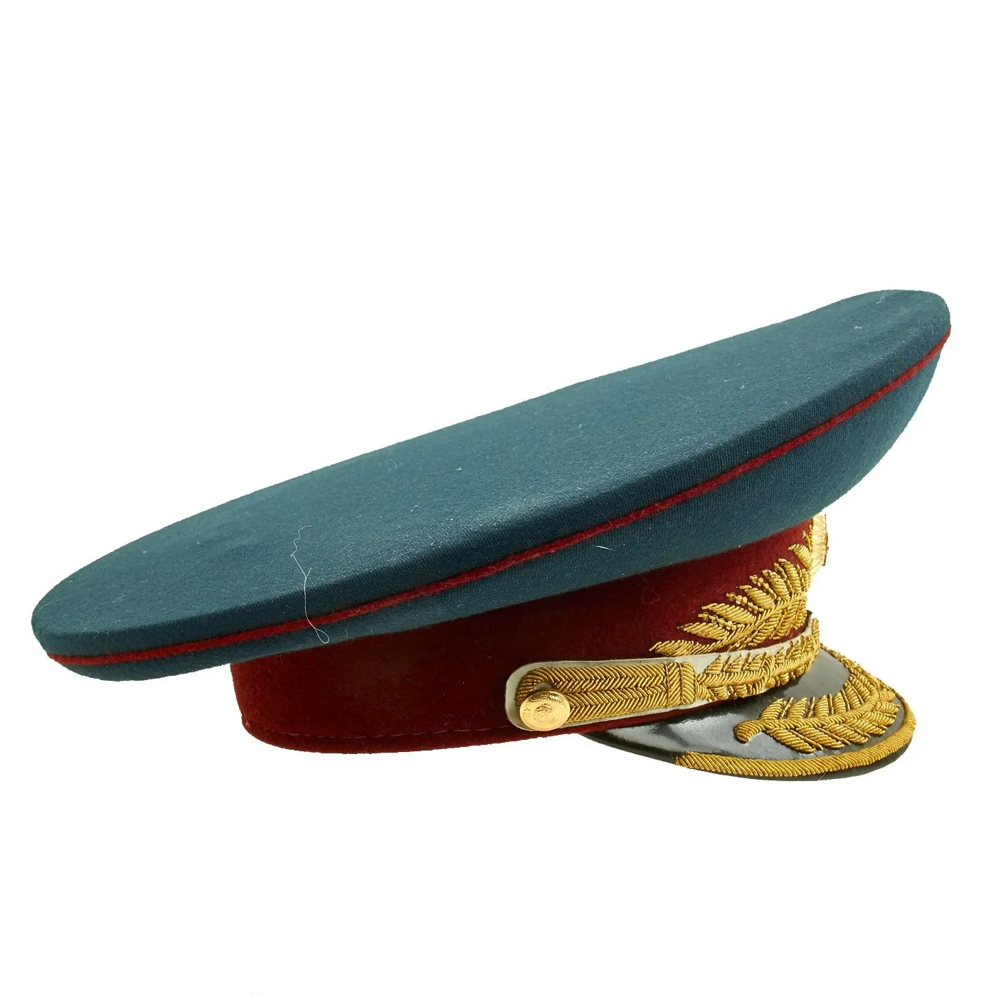 Original Soviet Russian Cold War Infantry General's Visor Hat - Size 59
