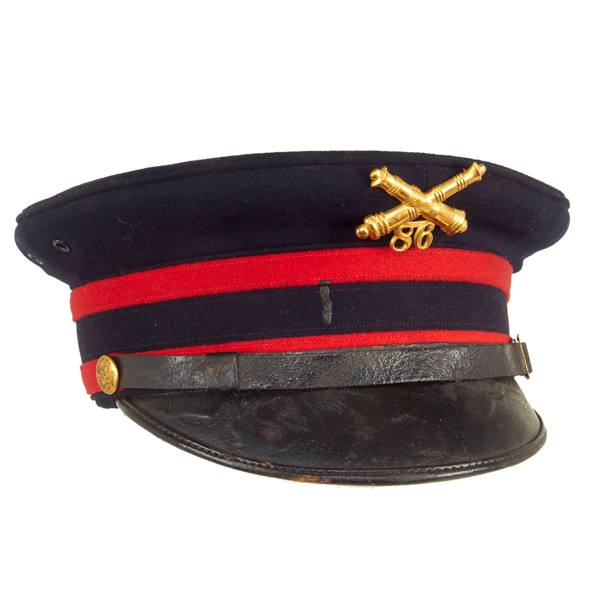 Original U.S. Moro Rebellion 86th Artillery Regiment NCO M1902 Visor Cap