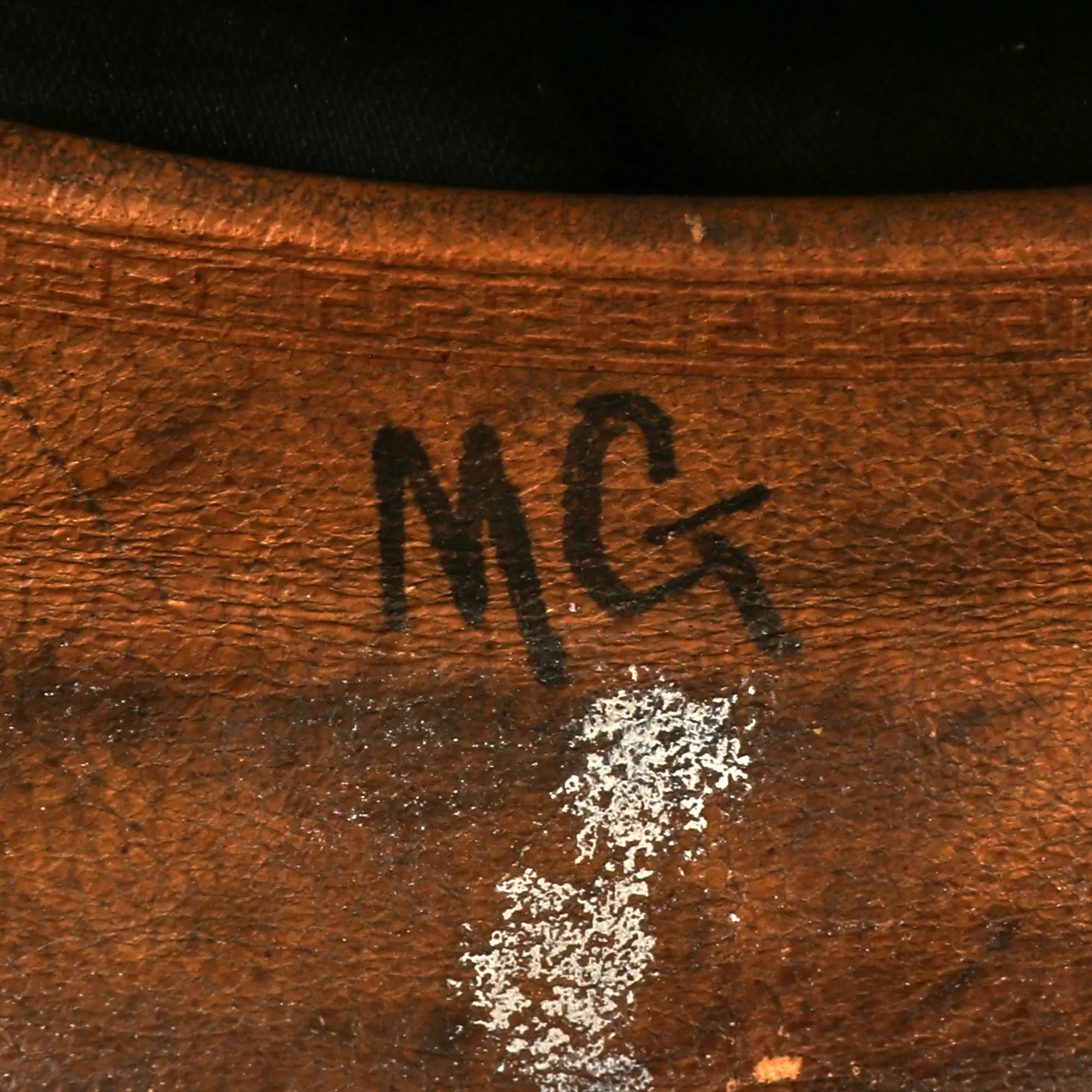 Original U.S. Philippine-American War Era US Army Officer’s M1902 Visor Cap With Minnesota State Buttons & Direct Embroidered Bullion Insignia