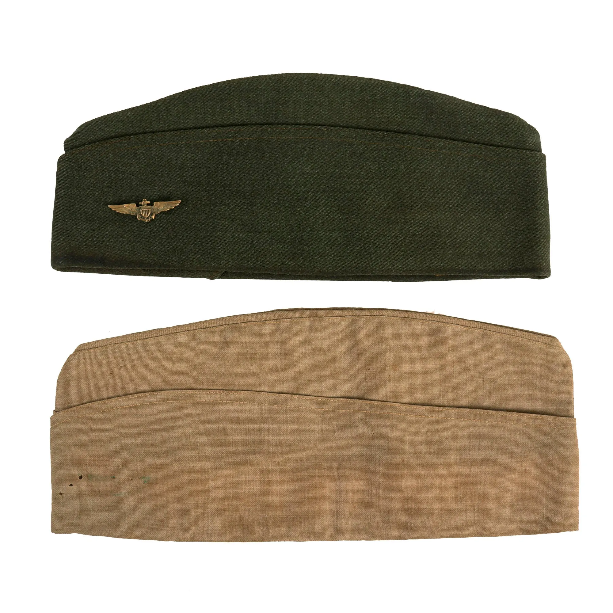 Original U.S. WWII Era US Navy “Combination Cap” Peaked Visor For WWII and Korean War Veteran - Commander Daniel R. Harris USN
