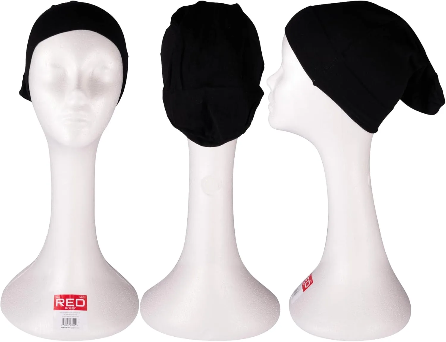 Red by Kiss Dreadlock Stocking Cap, Secure Stretchy Fit for Long & Locs Hair, Soft & Lightweight, Breakage & Lint Protection