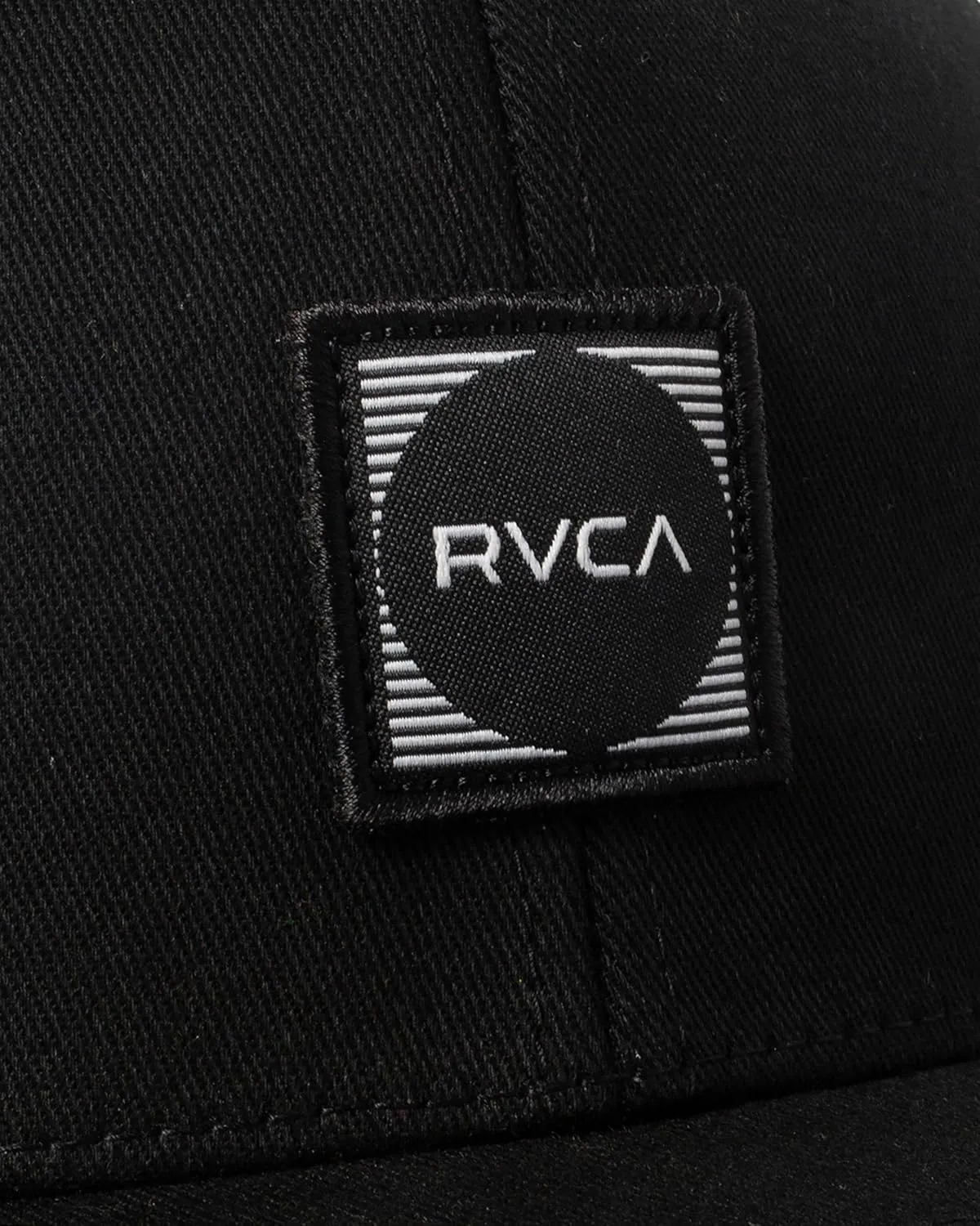 RVCA Men's Flexfit Curved Brim Fitted Hat