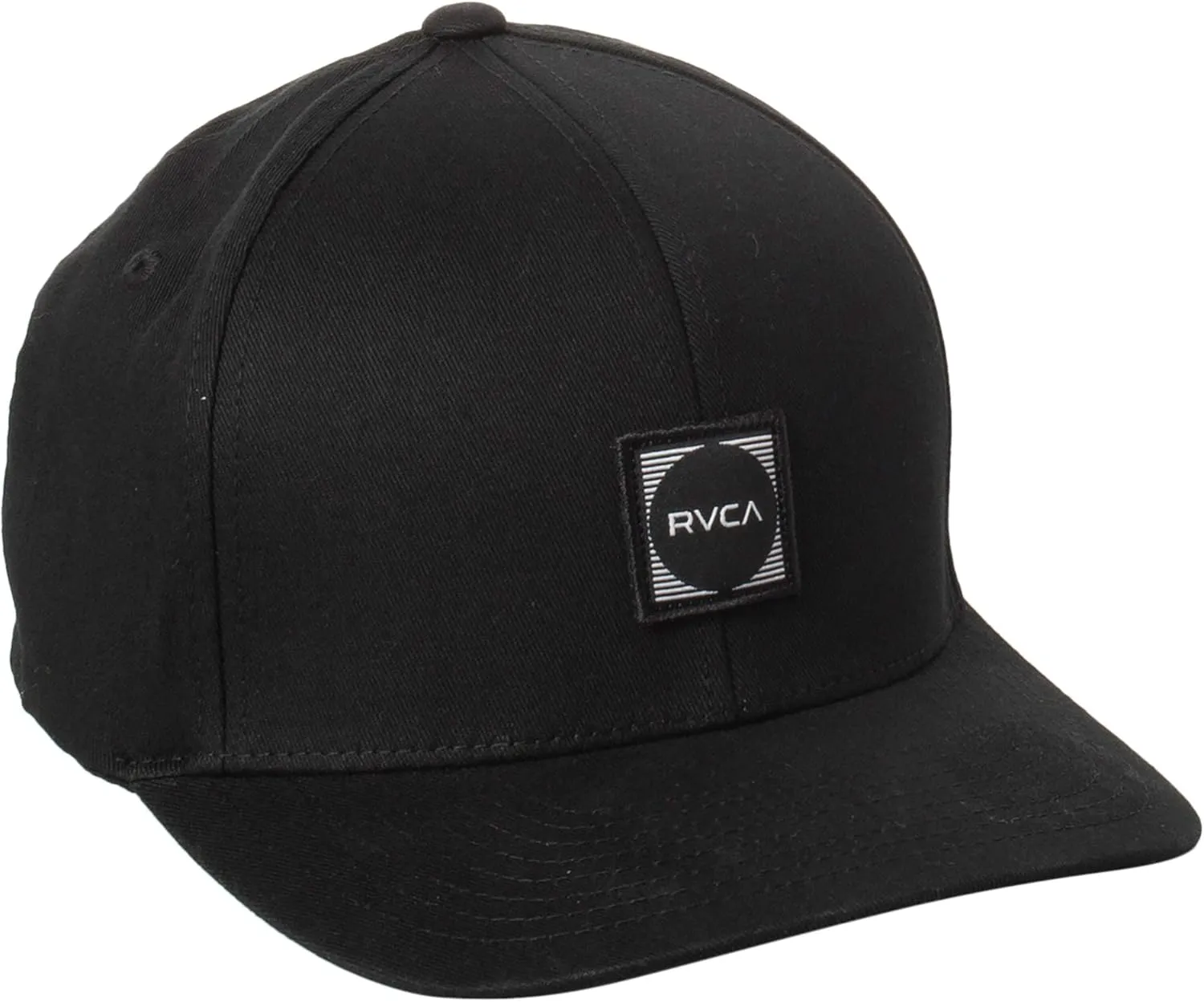 RVCA Men's Flexfit Curved Brim Fitted Hat