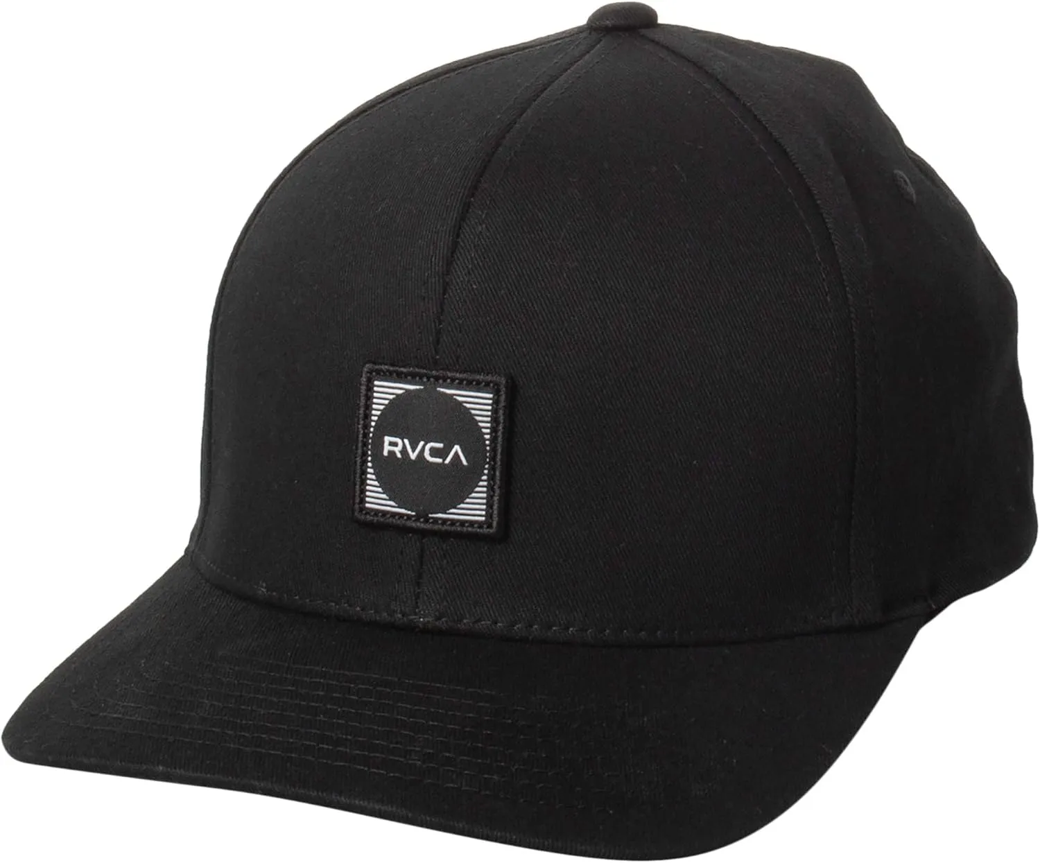 RVCA Men's Flexfit Curved Brim Fitted Hat