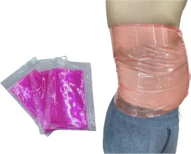 Sauna Waist Wrap-Resuable Plastic Wrap Sauna Stomach Belt for Body Wrap& Sweater Enhancer(1 or 3 or 6 PCS)