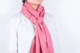Scarf: Salmon Pink Gardens