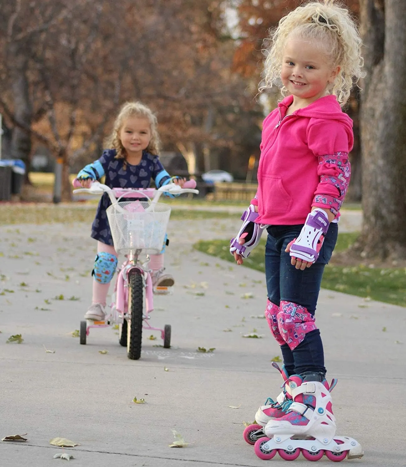 Simply Kids Wrist Guards for Children Youth Toddler Girl Boy - Wristsavers for Bike Skateboard Roller Skating Snowboarding
