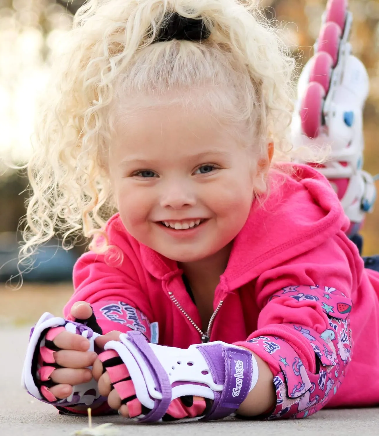 Simply Kids Wrist Guards for Children Youth Toddler Girl Boy - Wristsavers for Bike Skateboard Roller Skating Snowboarding