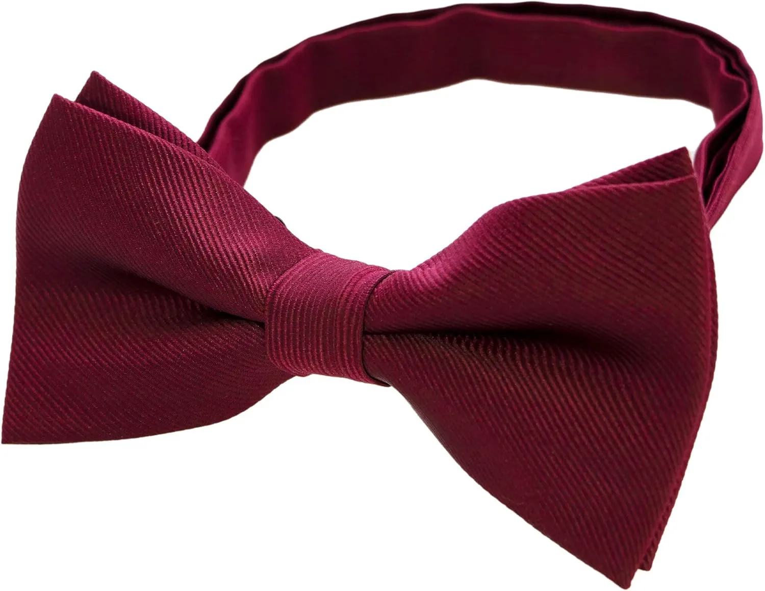 Solid Color Bow Tie and Pocket Square With Cufflinks Sets for Men