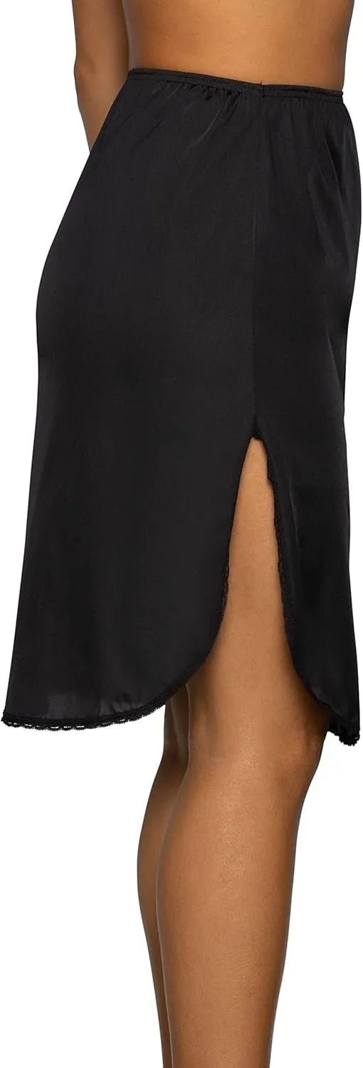 Vanity Fair Women's Anti-Static Nylon Half Slip for Under Dresses, Available up to size 3XL