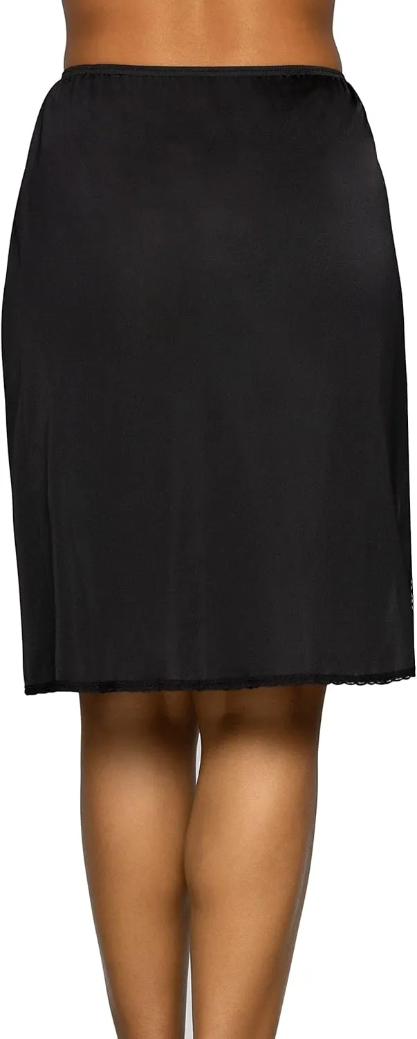 Vanity Fair Women's Anti-Static Nylon Half Slip for Under Dresses, Available up to size 3XL