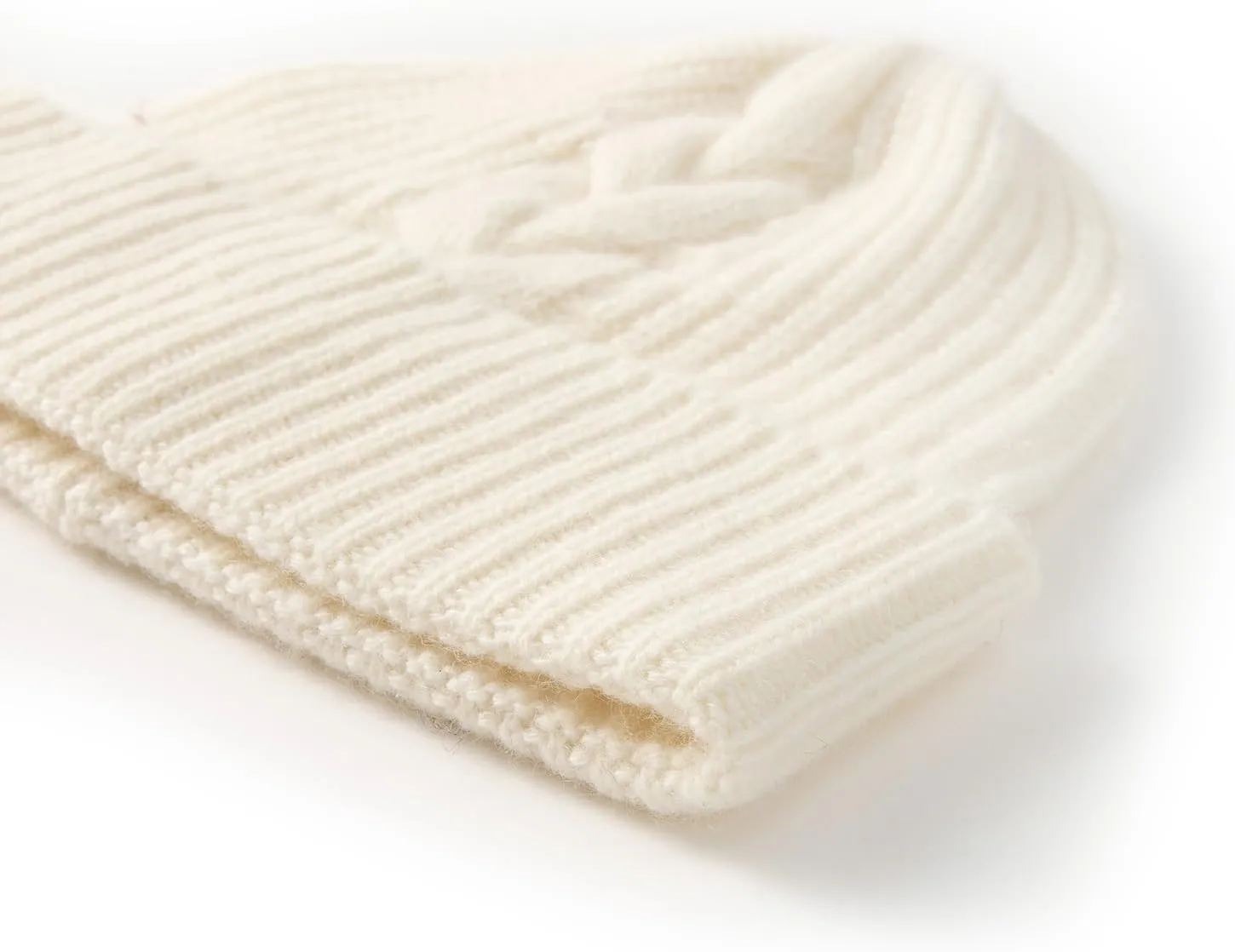 Villand Women's 3 Piece 100% Pure Cashmere Scarf Hat & Gloves Set, Cable Knitted Winter Set with Gift Box