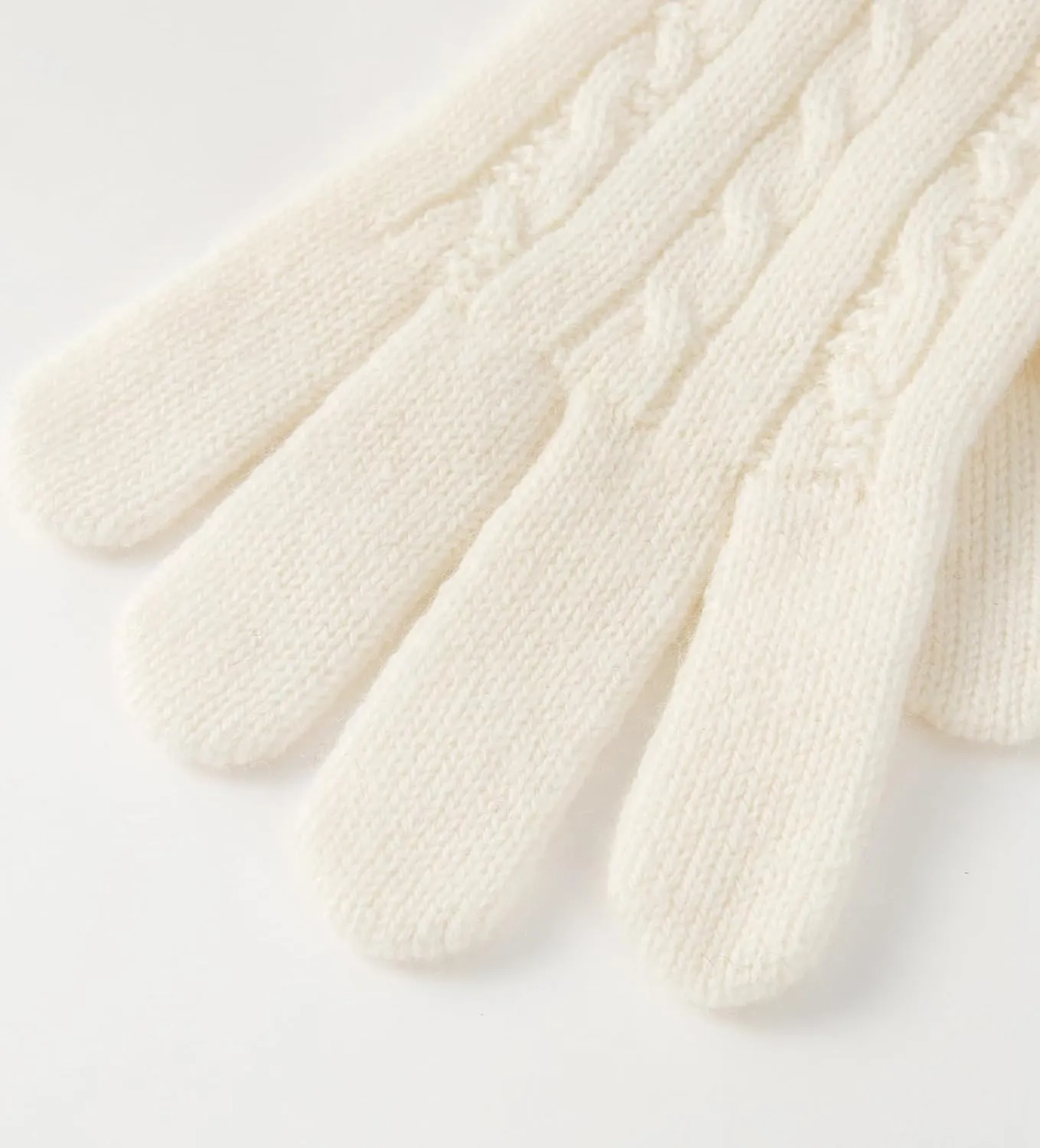 Villand Women's 3 Piece 100% Pure Cashmere Scarf Hat & Gloves Set, Cable Knitted Winter Set with Gift Box