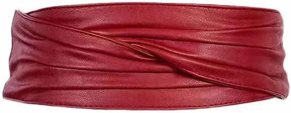 Women Velcro Corset Belt Adjustable Wide Belts Dress Waist Obi Belt